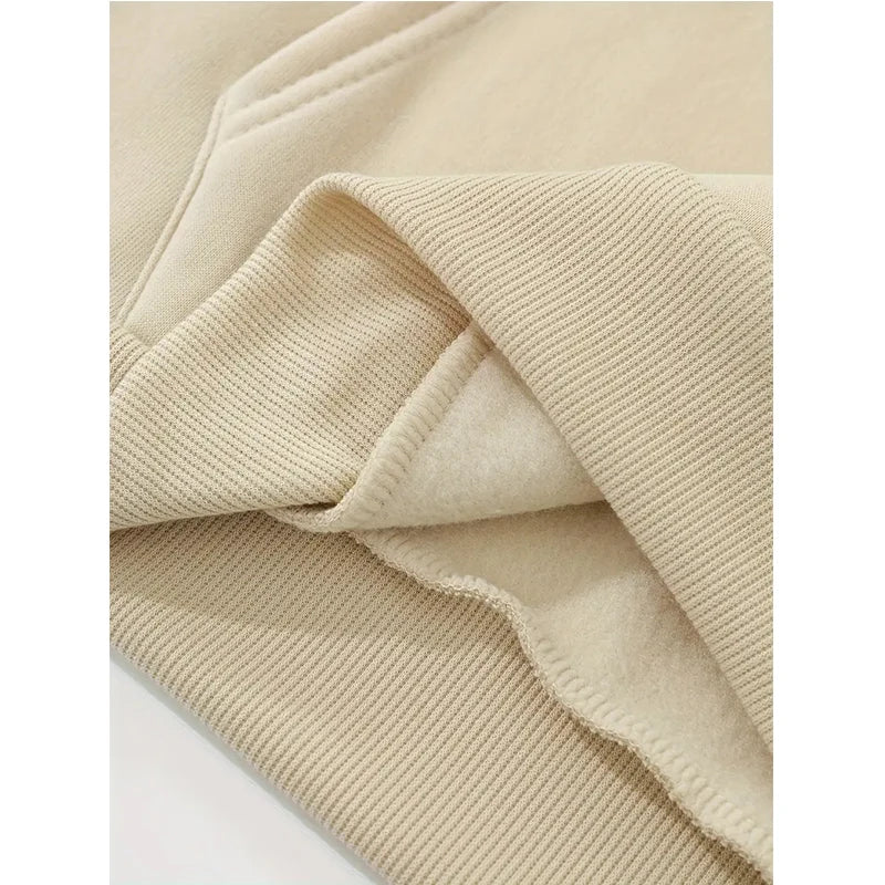 Fall Winter Long Sleeve Kangaroo Pocket Casual Hoodies