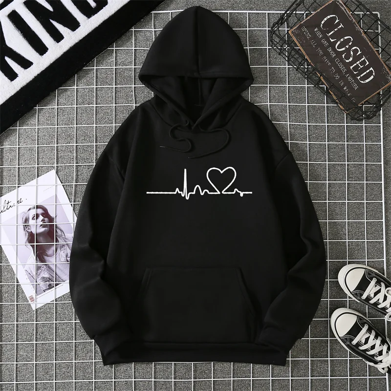 2025 Winter New Women's Hoodie High Street Unisex style