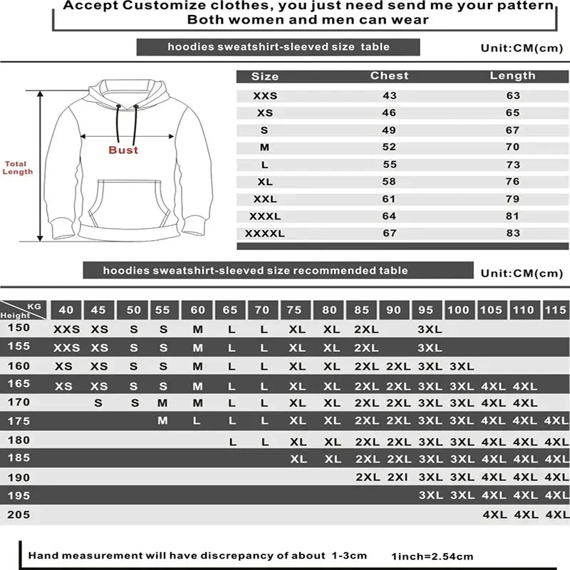 Funny Heart Pattern Printed Kangaroo Pocket Hoodies 90s Casual